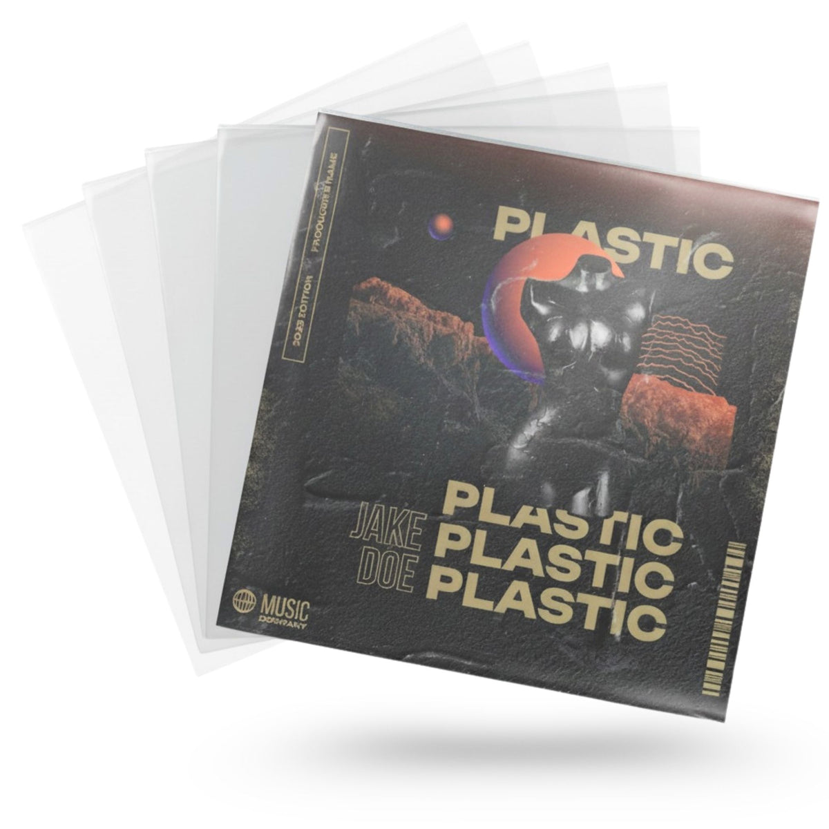Amido® 25 LP Buitenhoezen | PE 100 Micron | Ook voor Gatefold