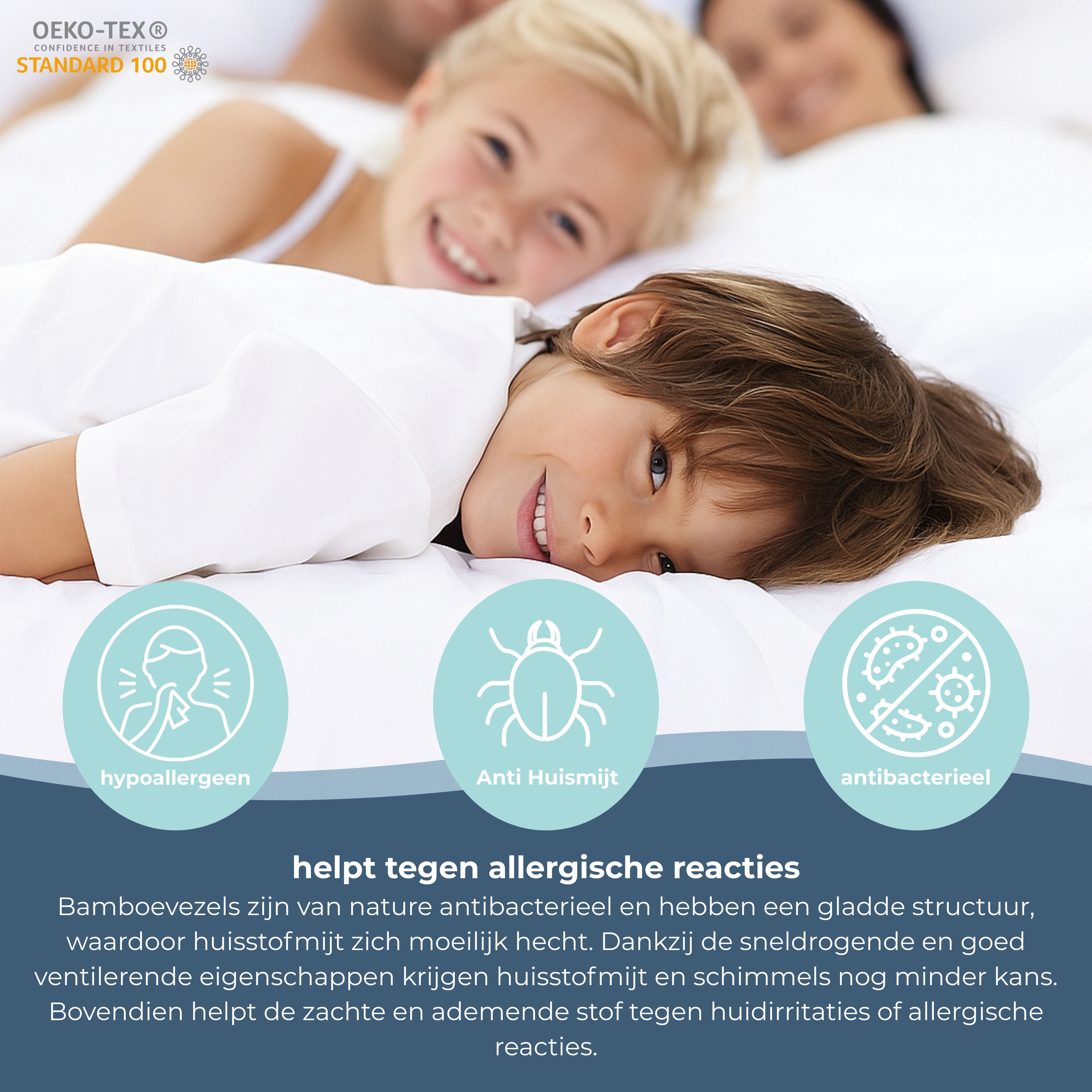 antibacterieel, anti husimijt, hyperallergeen