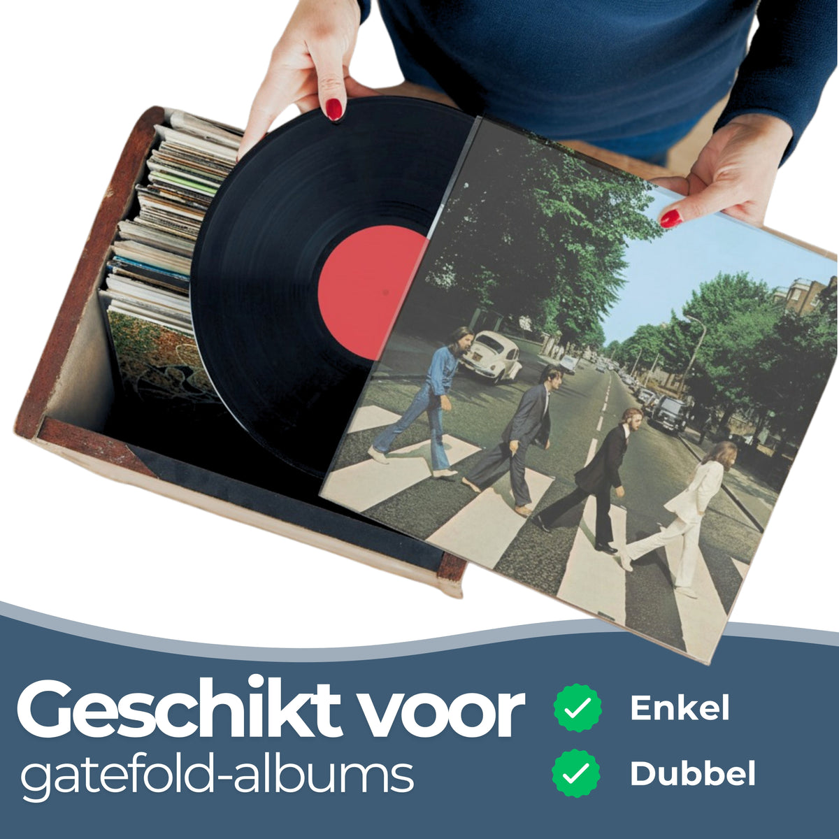 Amido® 25 LP Buitenhoezen | PE 100 Micron | Ook voor Gatefold