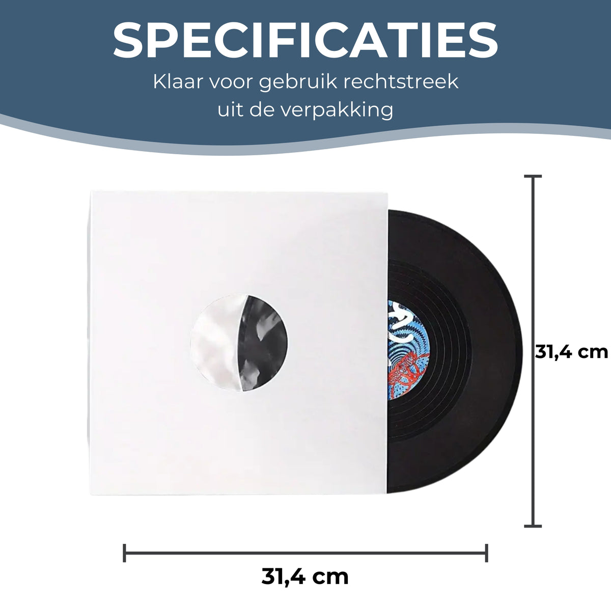 Maten van de hoes
